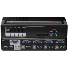 4SVPUA20-202, SwitchView MM2 4-port VGA USB 2.0 PS/2, Avocent