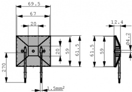BRQ-10R0-10-L, Резистор 10 Ω 300 W ± 10 %, ISABELLENHUTTE