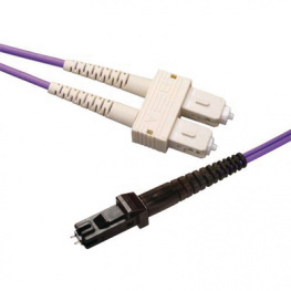 MTRJSCOM3PU10, LWL-кабель OM3MTRJ/SC 10 m фиолетовый, AFL Hyperscale