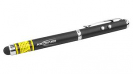 1600-0271, Multifunctional Pen Stylus Touch 4in1 LED Black / Yellow, Ansmann