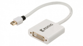 KNM37750W02, Monitor cable 0.2 m White, KONIG