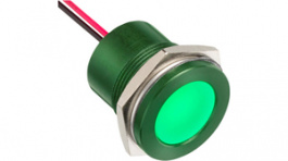 Q22F5AGXXSG220E, LED Indicator bright / green 220 VAC, APEM