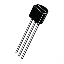 2N4401, Транзистор TO-92 NPN 40 V 600 mA, Diotec Semiconductor