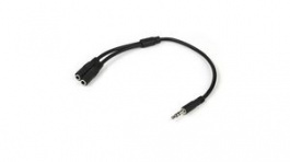 MUY1MFFS, Audio Cable 3.5 mm Jack Plug - 2x 3.5 mm Jack Socket 200mm, StarTech