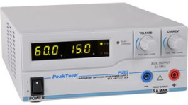 P1585, Laboratory Power Supply with USB 900W 60V 15A Adjustable, PeakTech