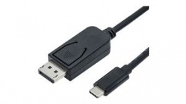 11.04.5837, Video Cable, USB-C Plug - DisplayPort Plug, 7680 x 4320, 3m, Roline
