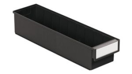 5015-4ESD, ESD Shelf Bins, 500x132x100mm, Polypropylene (PP), Black, Treston