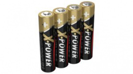 1521-0007, X-Power Alkaline Battery AAA / LR03 Pack of 4 pieces, Ansmann