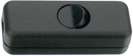 8007-004.01, Шнуровой промежуточный переключатель, 1-полюсный черный, interBAR
