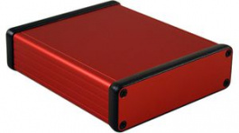 1455L1201RD, Extruded Enclosure, Red, 103 x 120 x 31 mm, Aluminium, 1455, Hammond