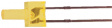 L-13YD СИД желтый с плоской головкой ø 2 mm