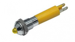 19020352, LED Indicator, Yellow, 6mcd, 24V, 6mm, IP67, CML INNOVATIVE TECHNOLOGIES