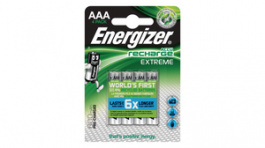 EXTREME AAA 800MAH 4P, NiMH rechargeable battery AAA 1.2 V 800 mAh, Energizer