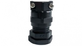RND 465-00819, Cable Gland with Clamp, PG11, Polyamide, Black, IP68, RND Components