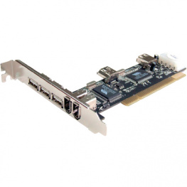MX-12000, PCI Card4x USB 2.0 3x FireWire, Maxxtro