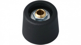 A3120049, Control knob without recess black 20 mm, OKW