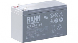 12FGHL34, Lead-Acid Battery, 12 V 9 Ah, FIAMM