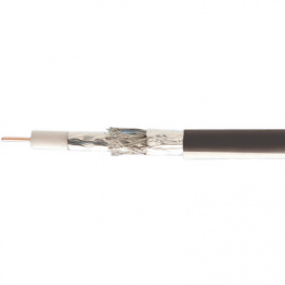 RG-6T, PE, Коаксиальный кабель 1x1.02 mm черный, Macab