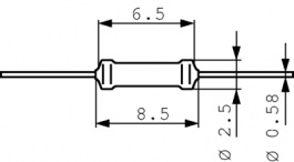 PR01 1.1 Ohm, Резистор 1.1 Ω 1 W ± 5 %, Vishay