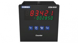 EZM-9930.2.00.0.1/00.00/0.0.0.0, Multifunction Counter, 129x129mm, 24V, 10kHz, LED, 7-Segment, 13mm, 6 Digits, EMKO Elektronik A.S.