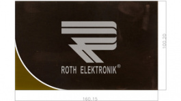 RE01-LF, Printed circuit board epoxy 160 x 100 mm, Roth Elektronik