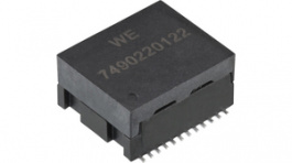7490220122, LAN transformer SMD 1:1 350 uH Ports%3D1, WURTH Elektronik