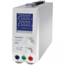 P6095, Лабораторный источник питания Выходные характеристики=1 100 W, PeakTech