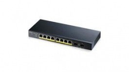 GS1900-10HP-EU0102F, Network Switch 8x 10/100/1000 Unmanaged, ZYXEL