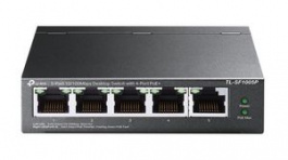 TL-SF1005P, Ethernet Switch, RJ45 Ports 5, Managed, TP-Link