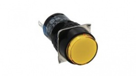 AL6M-A24PY, Illuminated Pushbutton Switch Yellow 2CO Latching Function LED, IDEC