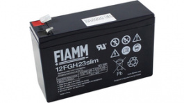 12FGH23slim, Lead-acid battery 12 V 5 Ah, FIAMM