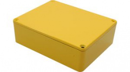 1590BB2YL, Diecast Stomp Box, Aluminium, Yellow, 94 x 119 x 38 mm, Hammond