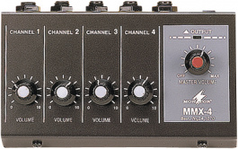 MMX-4, Микрофонный микшерный пульт, Monacor