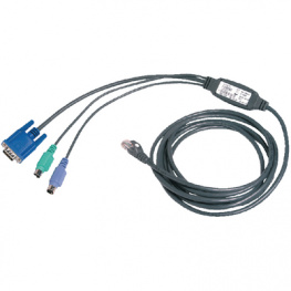 PS2IAC-7, Адаптерный KVM-кабель VGA/PS/2 –> RJ45 2.1 m, Avocent