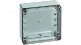 10100501, Plastic Enclosure Without Knockout, 124 x 122 x 55 mm, ABS, IP66/67, Grey, Spelsberg