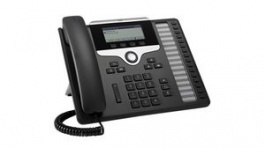 CP-7861-3PCC-K9=, IP Telephone with Multiplatform Phone Firmware, 2x RJ45, Black, Cisco Systems