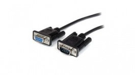 MXT10050CMBK, Serial Extension Cable D-SUB 9-Pin Male - D-SUB 9-Pin Female 500mm Black, StarTech