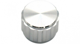 RND 210-00339, Aluminium Knob, silver, 6.4 mm, RND Components