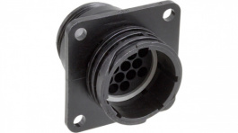 206036-4, Receptacle CPC Special Series 1 Poles=16, Accepts Male Contacts/Square Flange/Se, TE connectivity