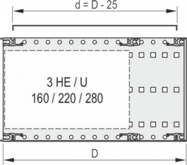 24560-054 [2 шт], Cover Plate, Schroff