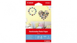 3635C002, Removable Sticker Paper, Photo, 10 x 15 cm, 150 x 100mm, 5 Sheets, CANON