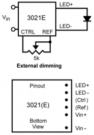3021-D-E-0350, Блок питания светодиодов <br/>350 mA, LED Dynamics
