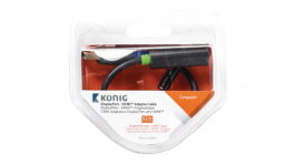 KNC37150E02, Monitor cable 0.2 m Anthracite, KONIG