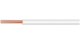 E 2619 WHITE [100 м], Stranded wire, 0.16 mm2, white Silver-plated copper, Habia Cable