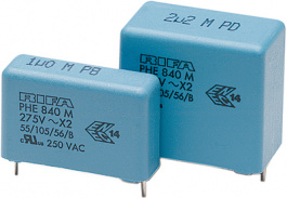PHE840MY7100MD16R06L2, X2-конденсатор 1 uF 275 VAC, Kemet