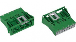 770-2324, Distribution connector 4p, 0.5...4 mm2 green, Wago
