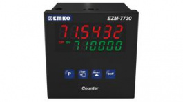 EZM-7730.5.00.0.1/00.00/0.0.0.0, Multifunction Counter, 69x69mm, 230V, 10kHz, LED, 7-Segment, 11mm, 6 Digits, EMKO Elektronik A.S.
