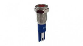 RND 210-00697, Vandal Resistant LED Indicator, Red, 8mm, 24VDC, Soldering Lugs, RND Components