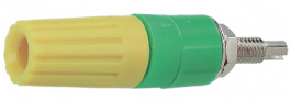 PK4-T GREEN-YELLOW, Клемма ø 4 mm желтый/зеленый, Staubli (former Multi-Contact )