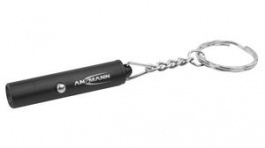 1600-0272, Mini Keychain Flashlight LED Black, Ansmann